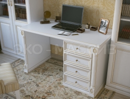 Однотумбовый письменный стол Форкс из массива дуба