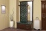 Стеновая панель с зеркалом и тумбой 3 из серии "Тунис" из массива сосны
