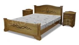 Кровать Соренто из массива дуба