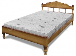 Кровать Некома Резная (тахта) из массива березы