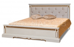 Кровать Милано-тахта с каретной стяжкой из массива сосны
