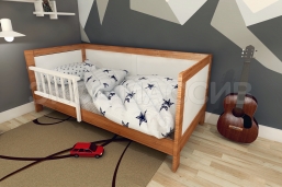 Кровать детская Зума из массива сосны