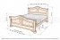 Кровать Стиль-2 из массива дуба