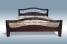 Кровать Дублин (ковка) из массива дуба