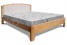 Кровать Альба Lux Мягкая из массива дуба