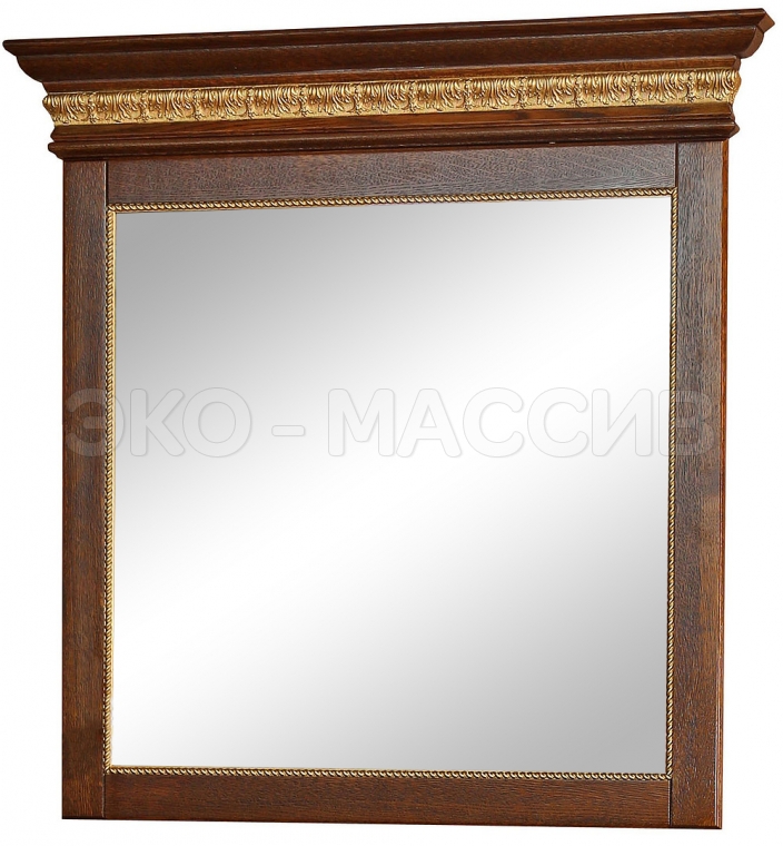 Зеркало Милано с багетом из массива березы