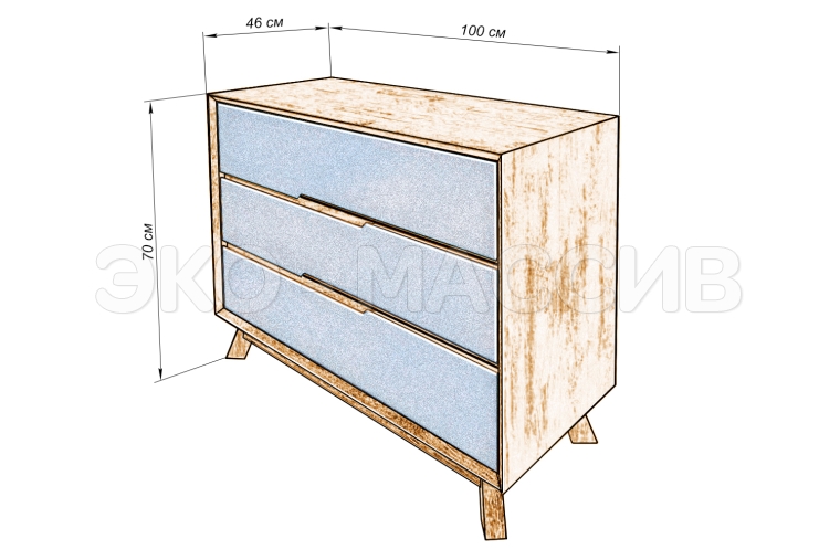Комод Финистер из массива березы