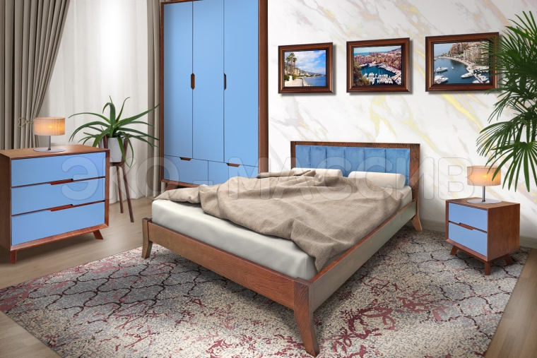 Спальный гарнитур Финистер из массива бука