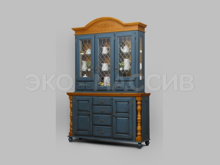 Сервант 3 ств. Ретро 1 из массива сосны