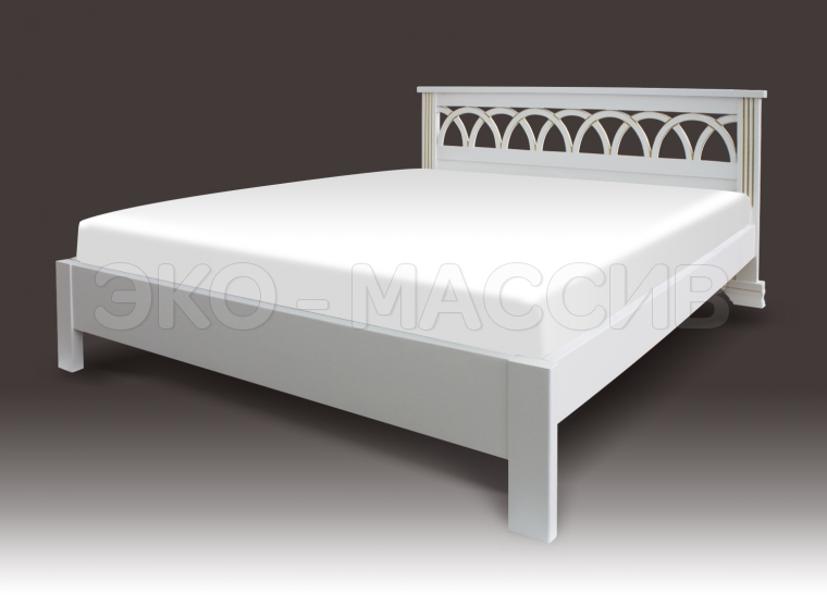 Кровать Валенсия (Lux) из массива бука