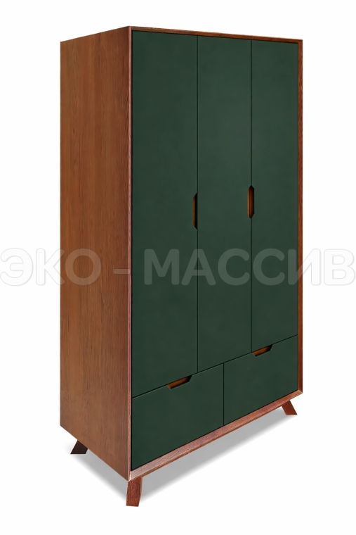 Шкаф Финистер 3-х ств. из массива дуба