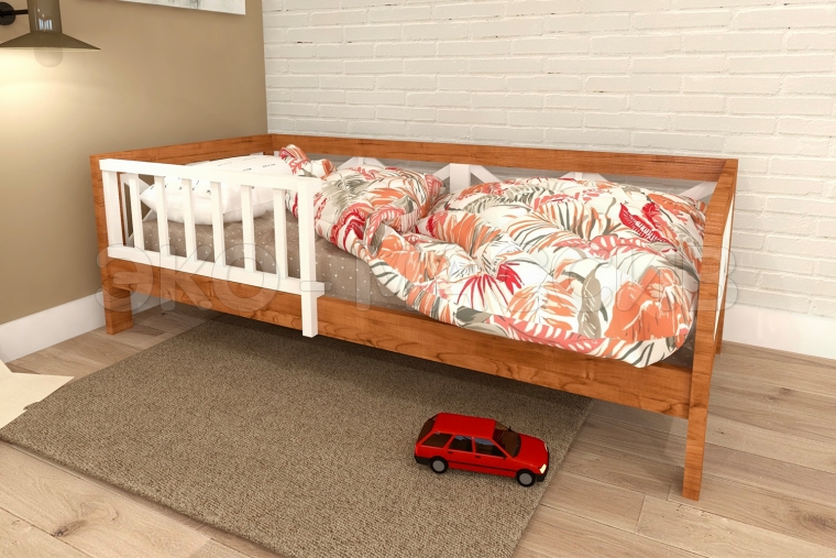 Кровать детская Бемби из массива дуба