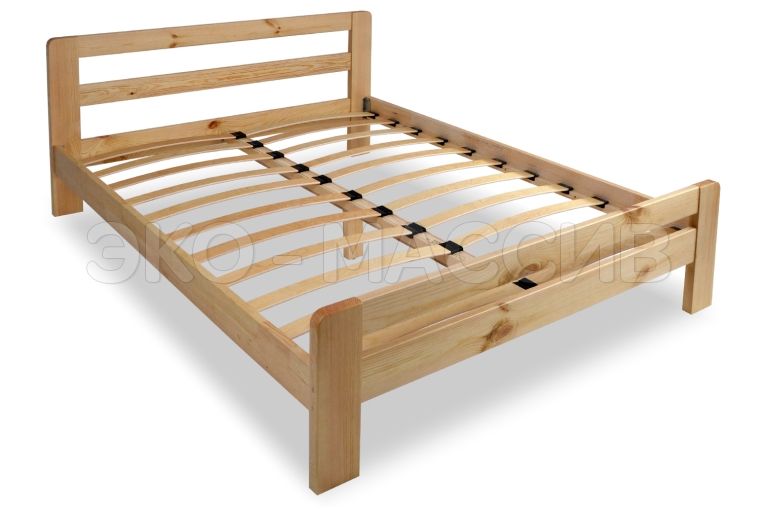 Кровать Делано №3 из массива сосны