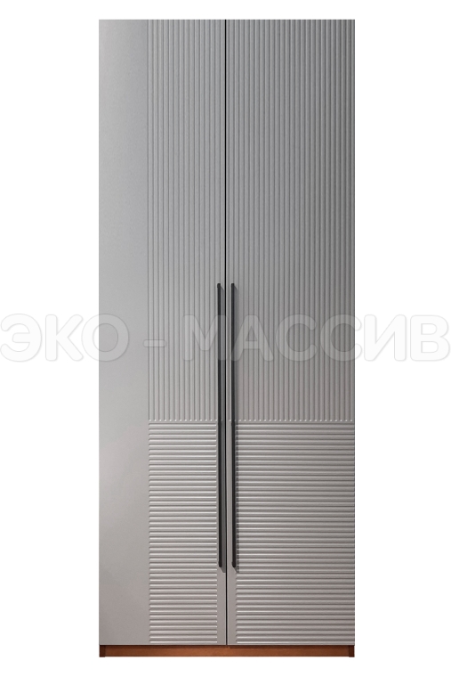 Шкаф Флорина 2-х ств., фасады МДФ в эмали из массива сосны