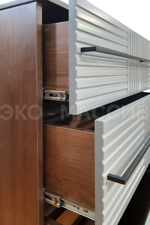  Комод Флорина, фасады эмаль из массива березы