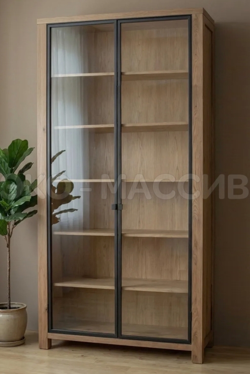 Шкаф книжный Амадора из массива сосны
