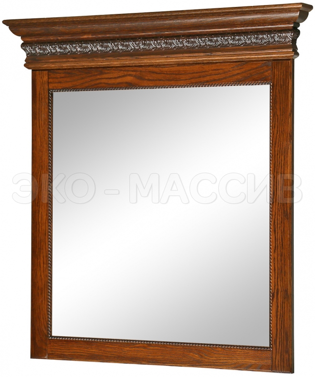 Зеркало Милано с багетом из массива березы