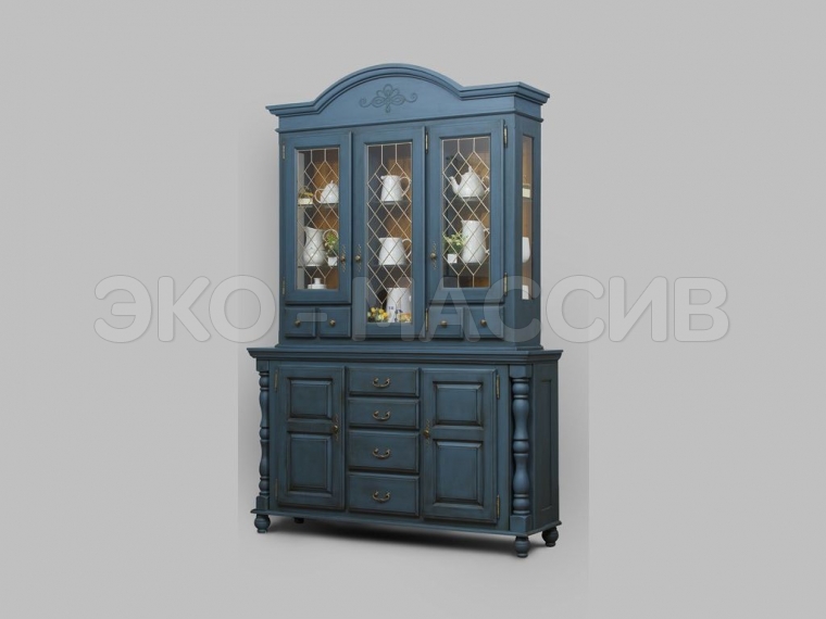 Сервант 3 ств. Ретро 1 из массива сосны