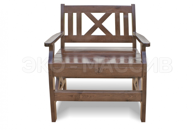 Кресло Гранит из массива сосны