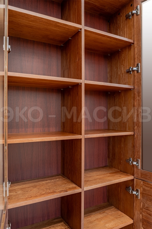 Шкаф книжный Альба из массива березы