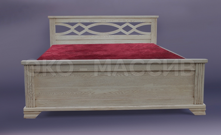 Кровать Валенсия из массива дуба