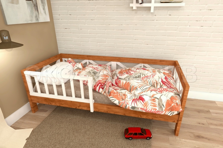 Кровать детская Бемби из массива дуба