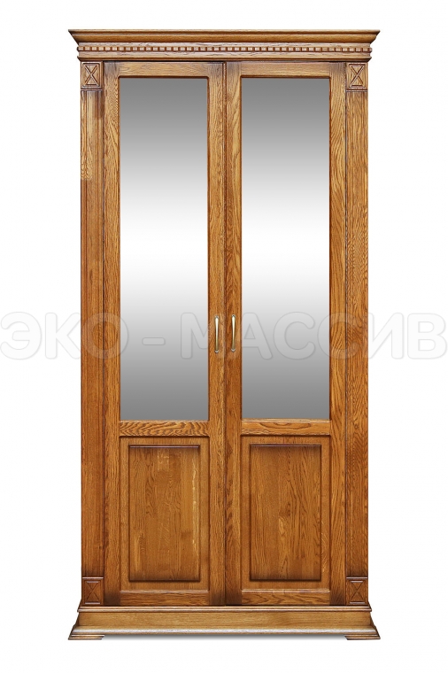 Шкаф 2-дверный Хьюстон-1 из массива дуба