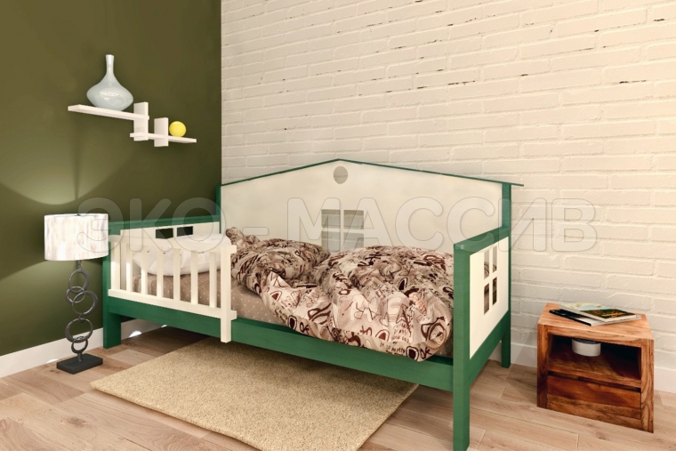 Кровать детская Хлоя из массива дуба