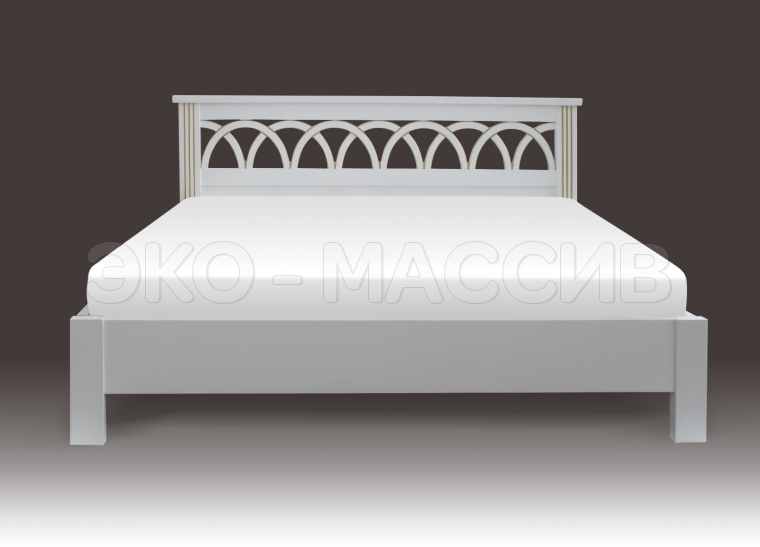 Кровать Валенсия (Lux) из массива дуба