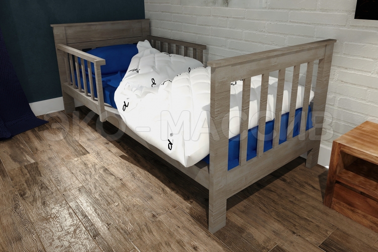 Кровать детская Спайк из массива березы