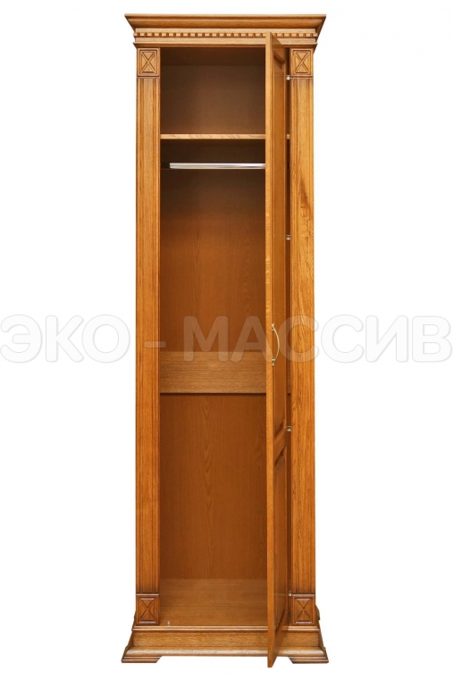 Шкаф для одежды Хьюстон-1 из массива дуба