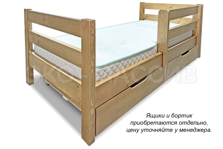 Кровать Росинка из массива березы