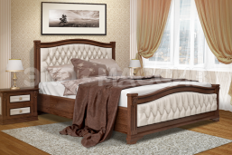 Кровать Соренто 2 из массива дуба