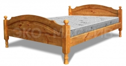 Кровать Вита из массива дуба