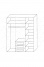 Шкаф Токио 3-створчатый из массива ольхи