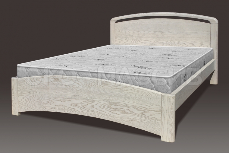 Кровать Альба Lux из массива дуба